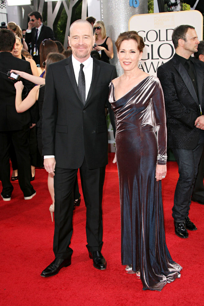 Bryan Cranston;Robin Dearden;<br>68th Annual Golden Globe Awards - Arrivals