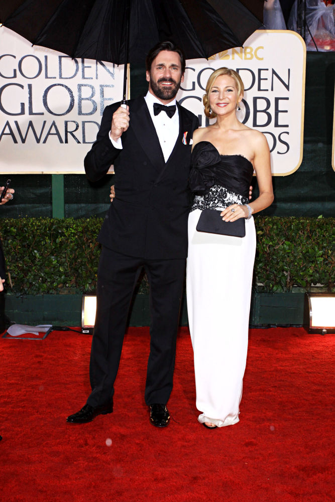 Jon Hamm;Jennifer Westfeldt;<br>67th Golden Globe Awards - Arrivals