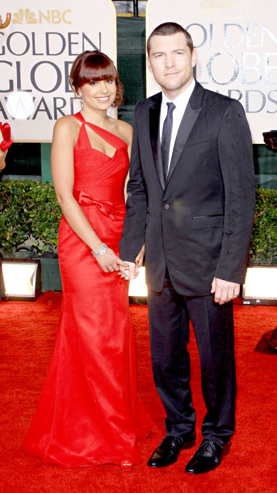 Sam Worthington;Natalie Mark;<br>67th Golden Globe Awards - Arrivals