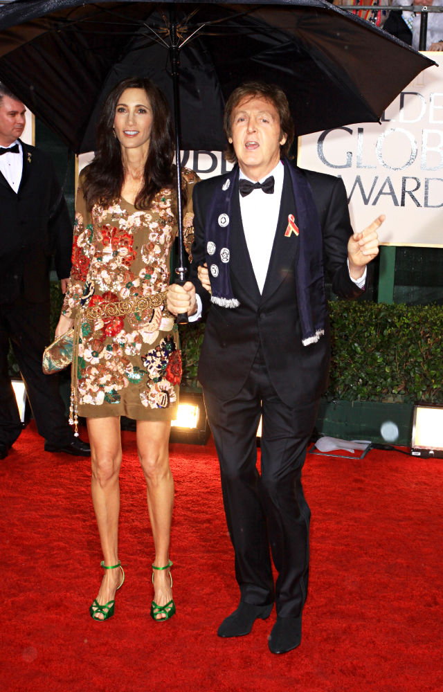 Paul McCartney;Nancy Shevell;<br>67th Golden Globe Awards - Arrivals