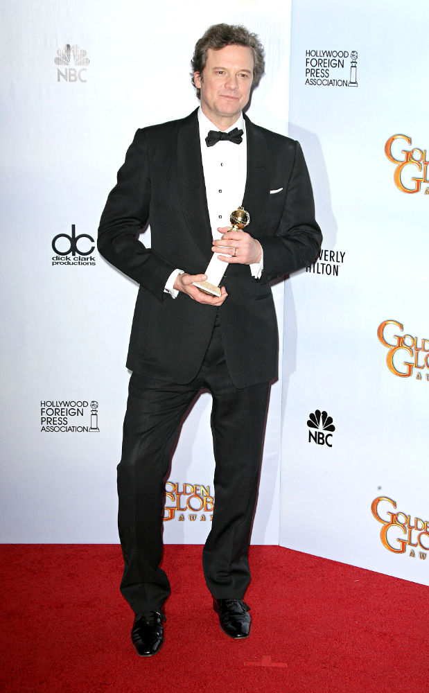 Colin Firth;<br>68th Annual Golden Globe Awards - Press Room