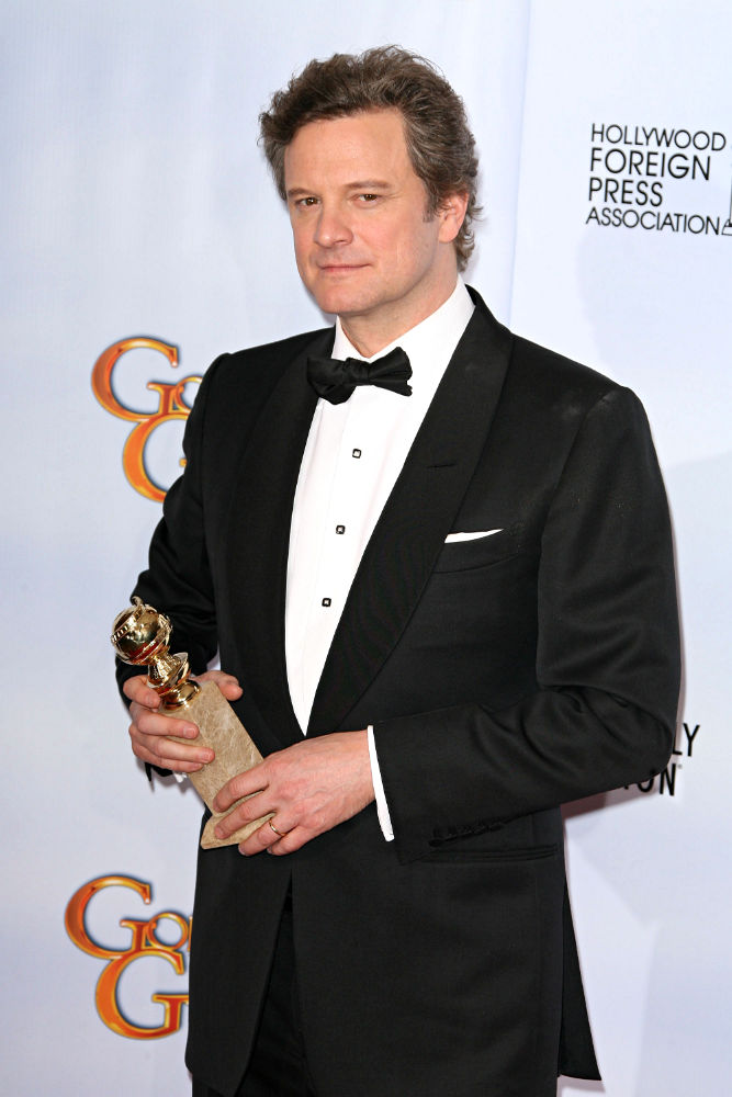 Colin Firth;<br>68th Annual Golden Globe Awards - Press Room