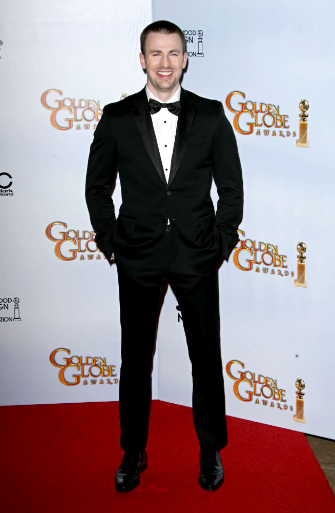 Chris Evans;<br>68th Annual Golden Globe Awards - Press Room