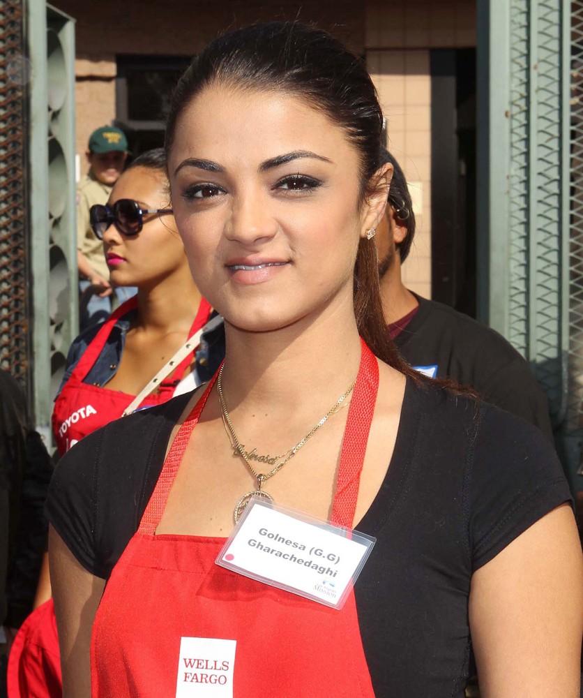 Golnesa Gharachedaghi;<br>The Los Angeles Mission's Thanksgiving for Skid Row Homeless