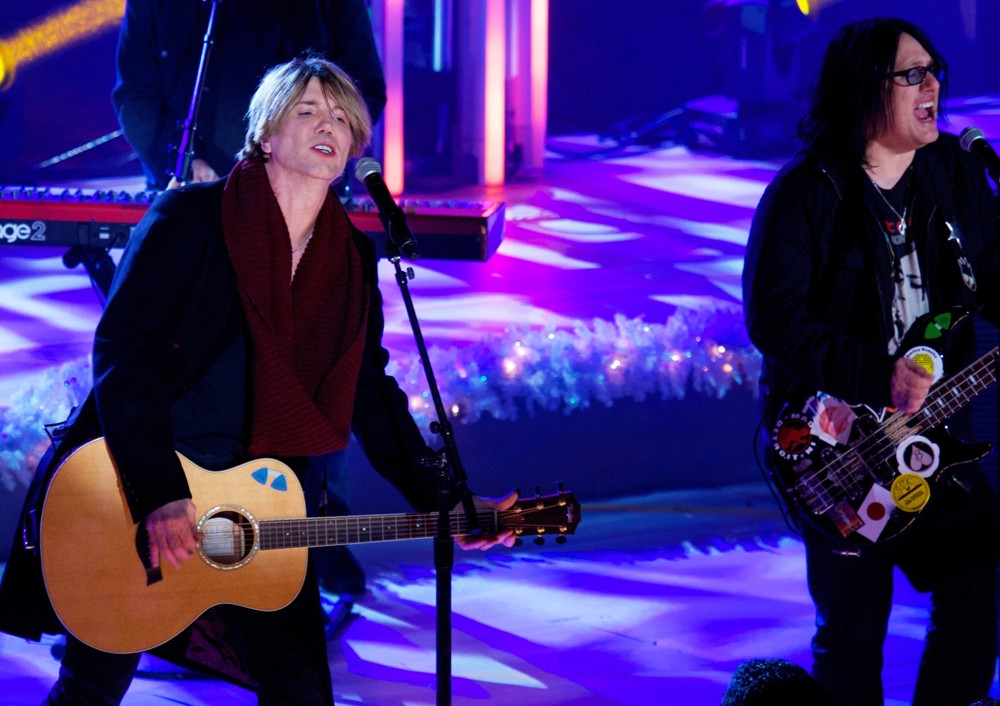 John Rzeznik;Robby Takac;Goo Goo Dolls;<br>81st Annual Rockefeller Center Christmas Tree Lighting Ceremony