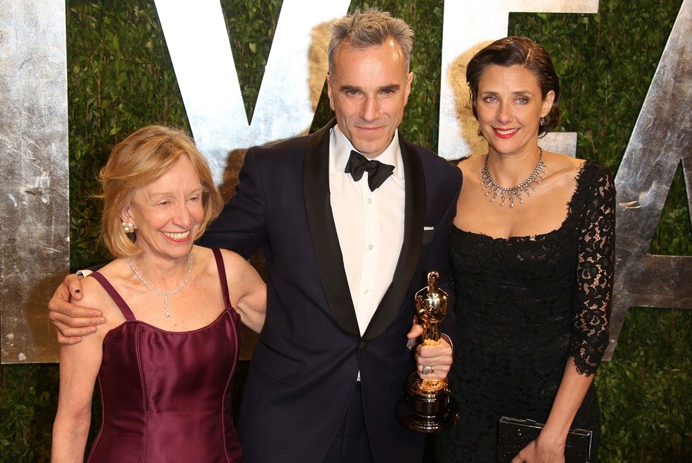 Doris Kearns Goodwin, Daniel Day-Lewis, Rebecca Miller<br>2013 Vanity Fair Oscar Party - Arrivals
