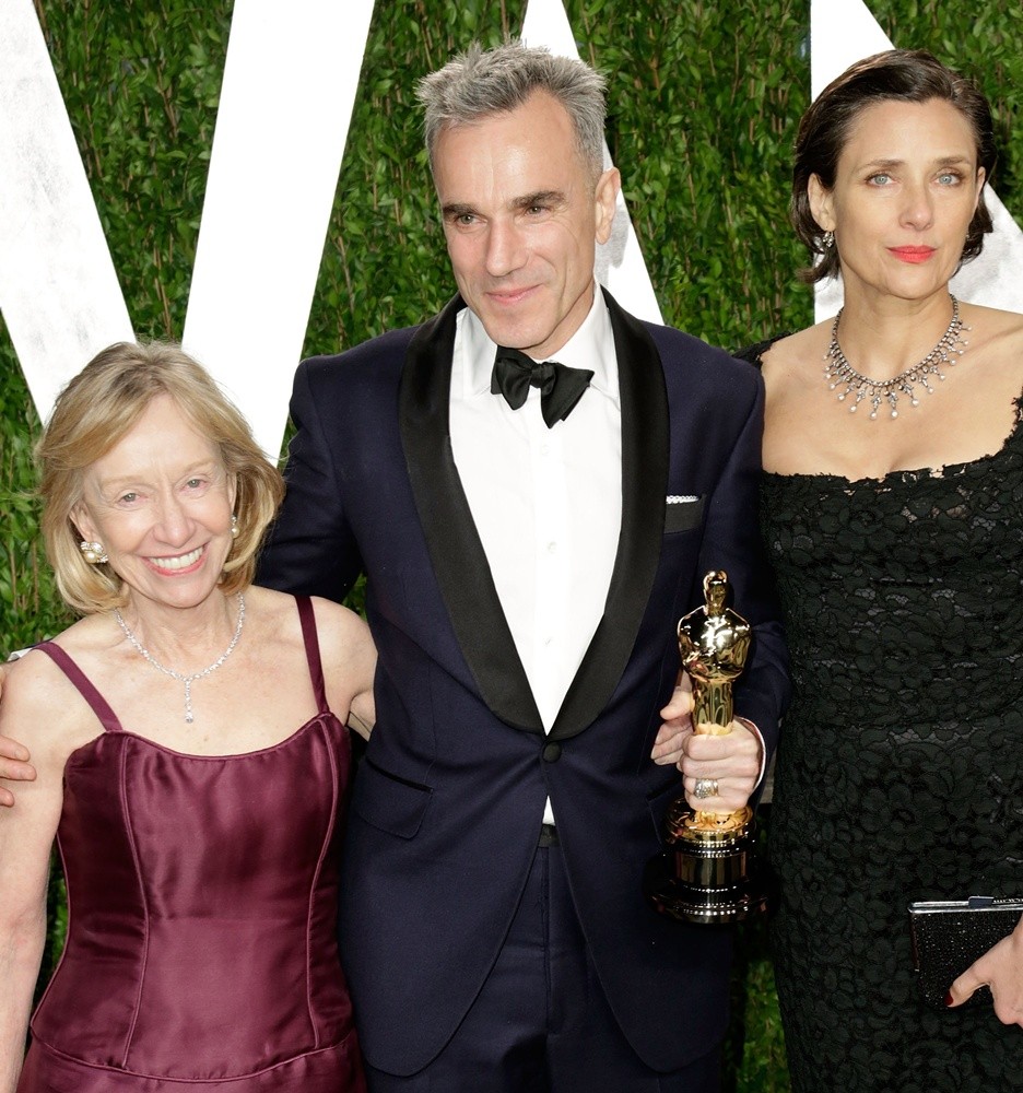 Doris Kearns Goodwin;Daniel Day-Lewis;Rebecca Miller;<br>2013 Vanity Fair Oscar Party - Arrivals