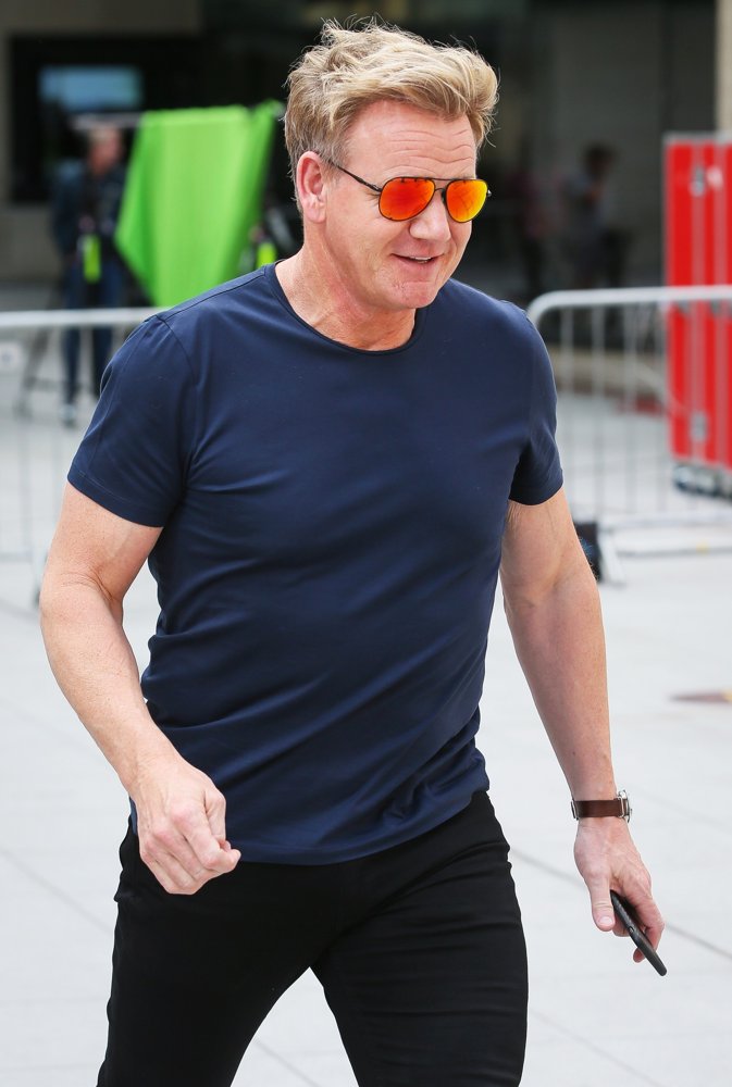 Gordon Ramsay Seen Leaving BBC Radio Studios