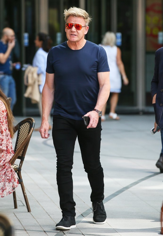 Gordon Ramsay Seen Leaving BBC Radio Studios