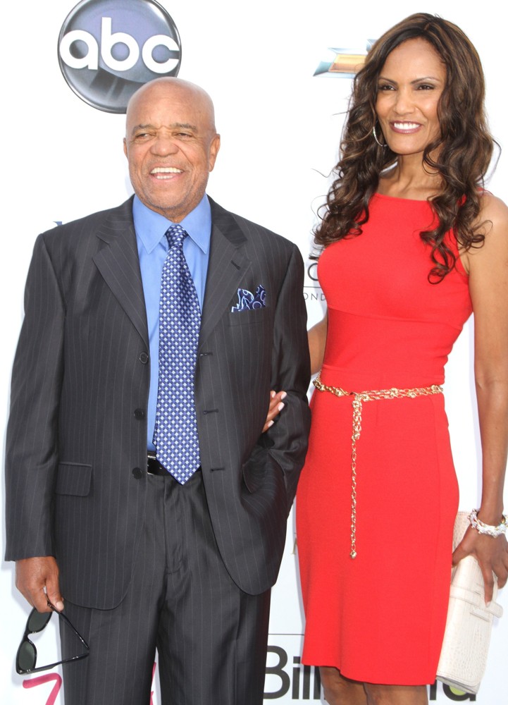 Berry Gordy;Eskedar Gobeze;<br>2012 Billboard Music Awards - Arrivals