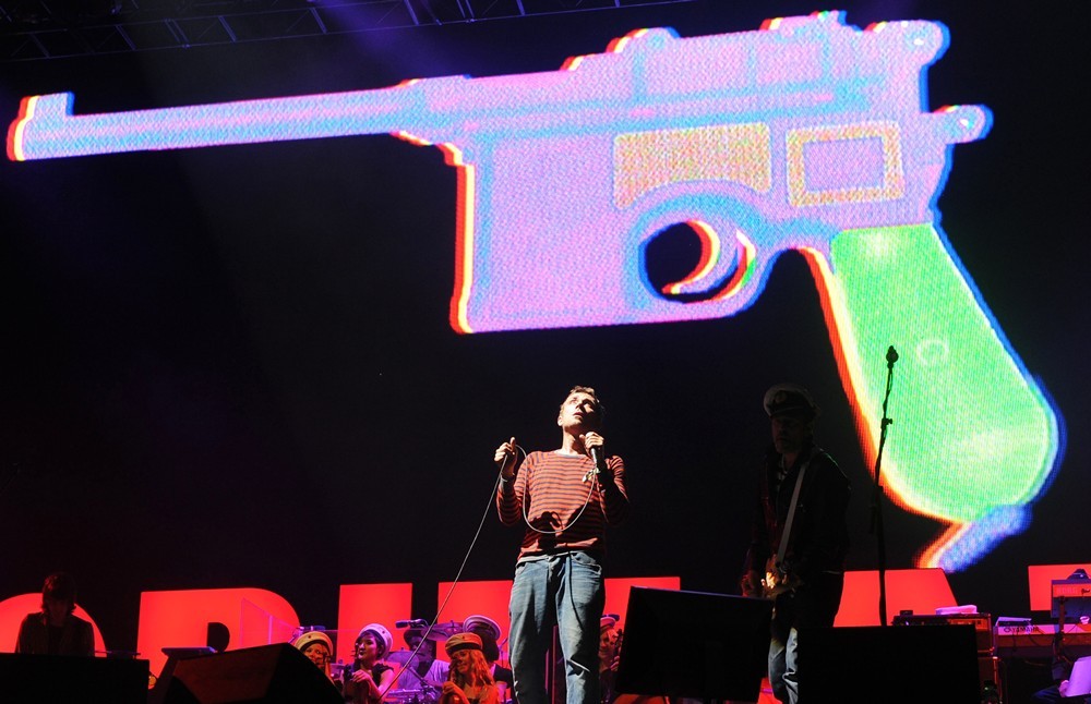 Damon Albarn;Gorillaz;<br>The 2010 Glastonbury Music Festival - Day 2
