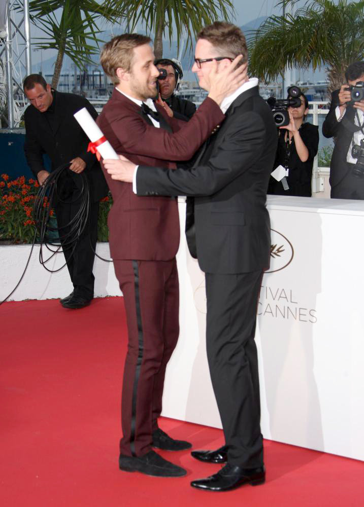Ryan Gosling;Nicolas Winding Refn;<br>2011 Cannes International Film Festival - Palme D'Or Winners Photocall