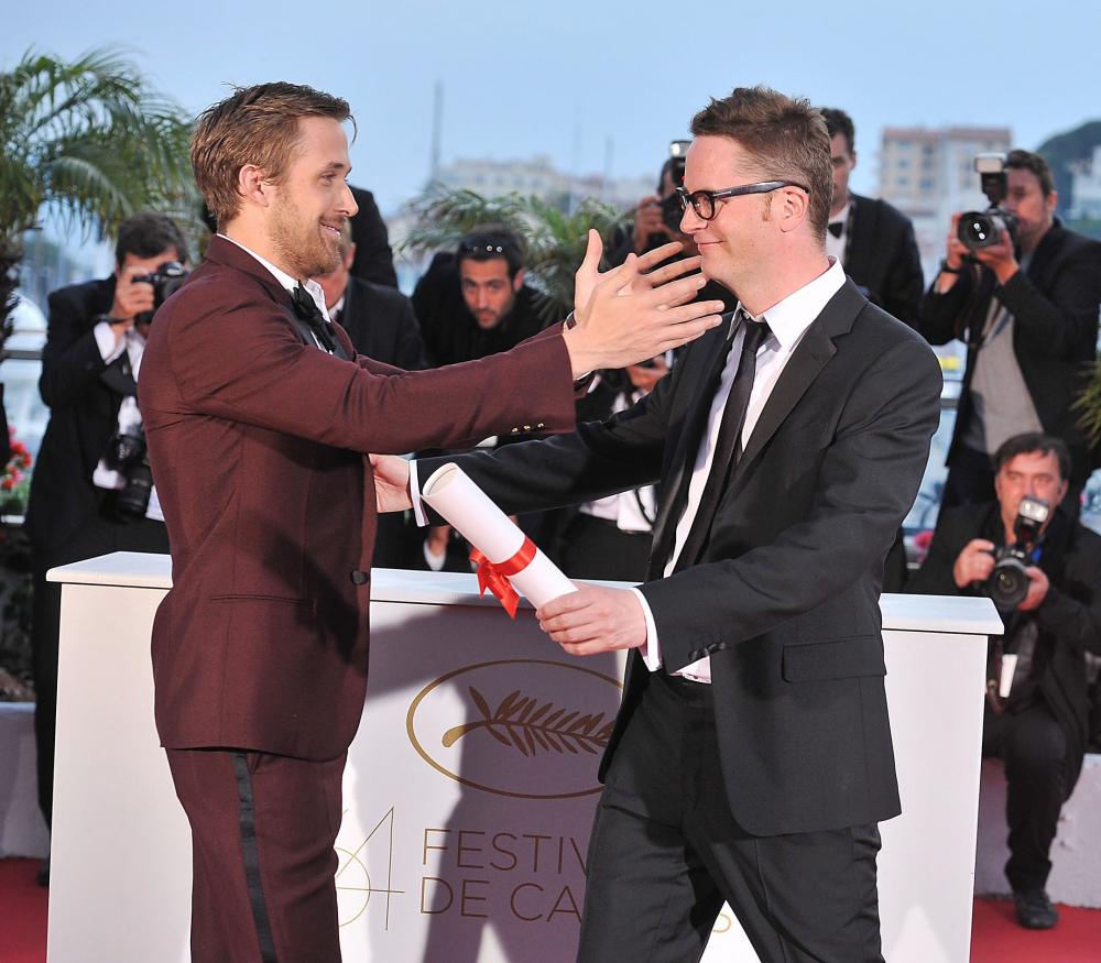 Ryan Gosling;Nicolas Winding Refn;<br>2011 Cannes International Film Festival - Palme D'Or Winners Photocall