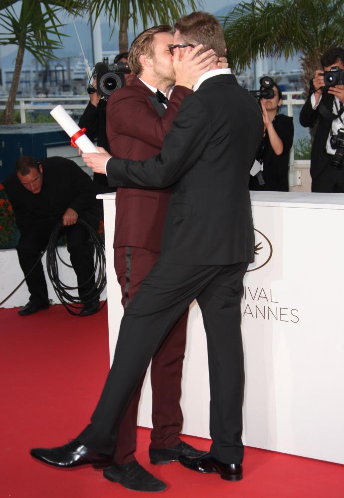 Ryan Gosling;Nicolas Winding Refn;<br>2011 Cannes International Film Festival - Palme D'Or Winners Photocall