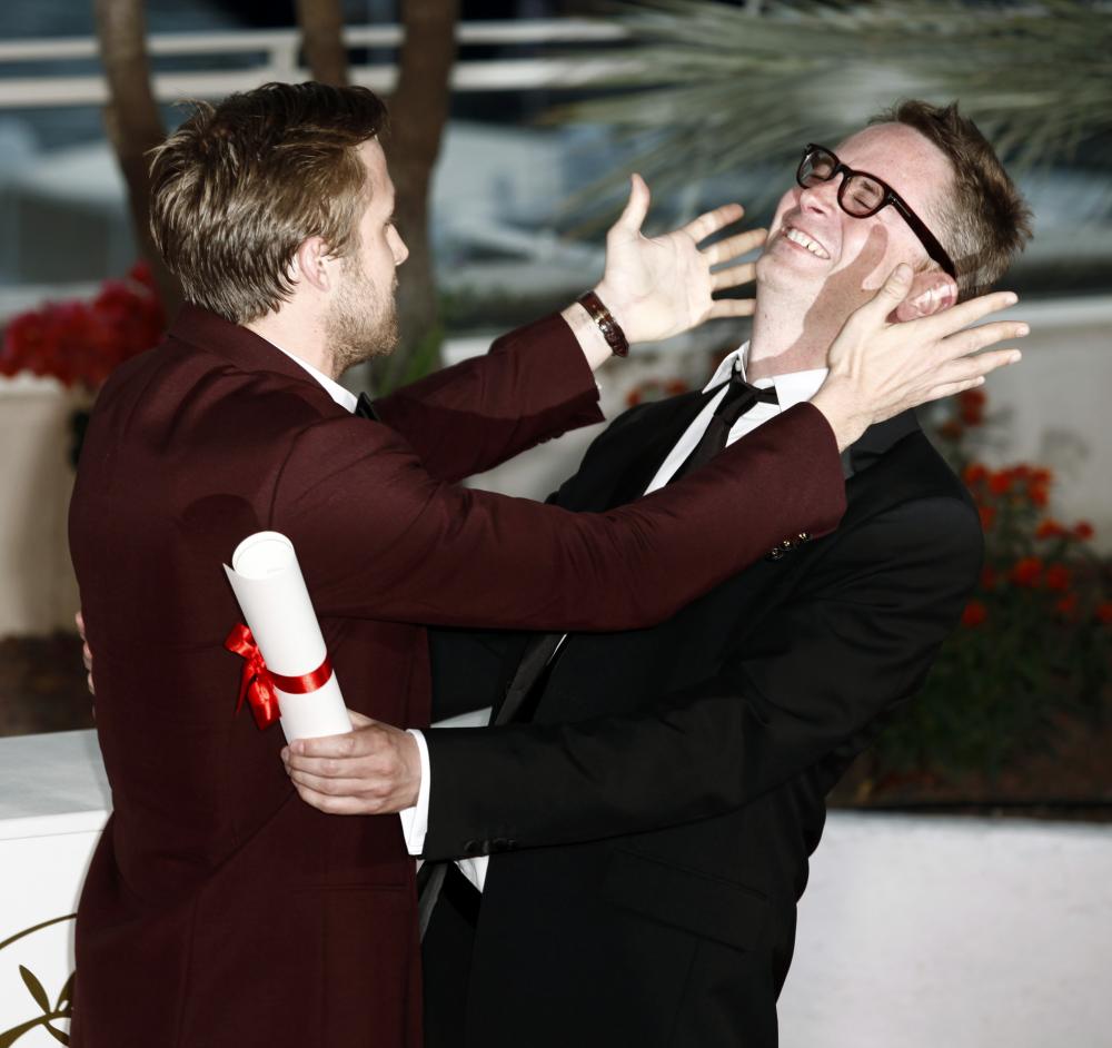 Ryan Gosling;Nicolas Winding Refn;<br>2011 Cannes International Film Festival - Palme D'Or Winners Photocall