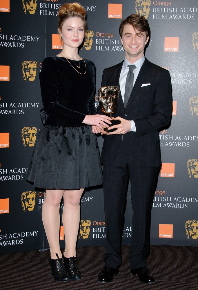 Holliday Grainger;Daniel Radcliffe;<br>2012 Orange British Academy Film Awards Nominations Announcement