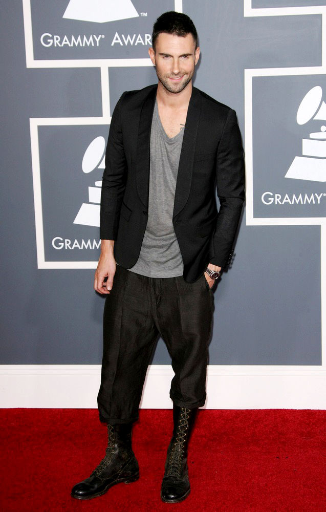 Adam Levine;Maroon 5;<br>The 53rd Annual GRAMMY Awards - Red Carpet Arrivals