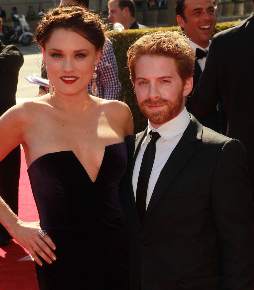 Clare Grant;Seth Green;<br>2012 Creative Arts Emmy Awards - Arrivals
