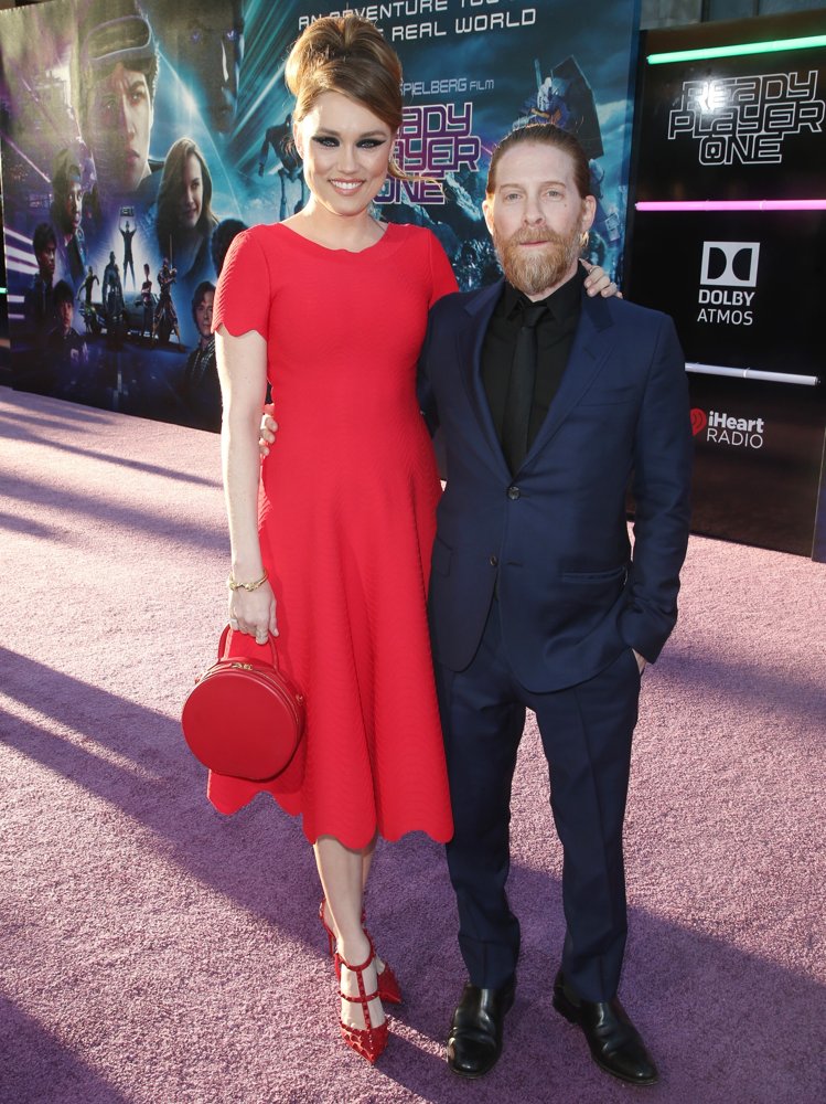Clare Grant, Seth Green<br>Premiere of Warner Bros. Pictures' Ready Player One
