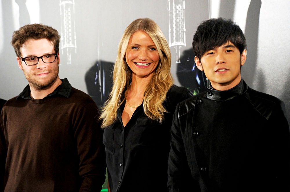 Seth Rogen;Cameron Diaz;Jay Chou;<br>'The Green Hornet' Photocall