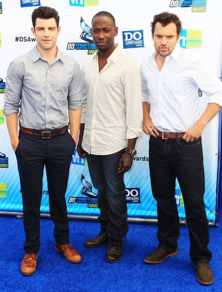 Max Greenfield;Lamorne Morris;Jake Johnson;<br>The DoSomething.org and VH1's 2012 Do Something Awards