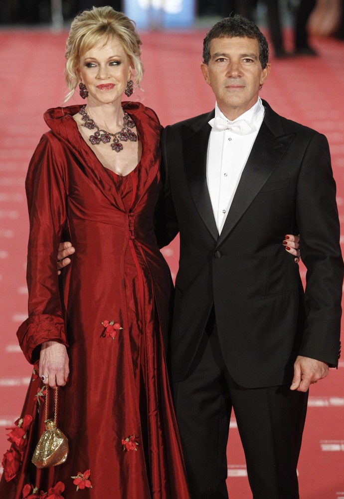 Melanie Griffith;Antonio Banderas;<br>Goya Cinema Awards 2012 Ceremony - Arrivals