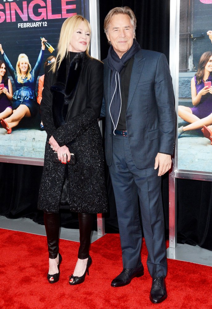 Melanie Griffith;Don Johnson;<br>World Premiere of How to Be Single - Red Carpet Arrivals