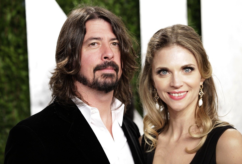 Dave Grohl;Jordyn Blum;<br>2013 Vanity Fair Oscar Party - Arrivals