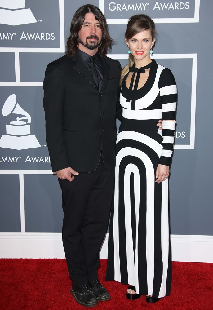 Dave Grohl;Jordyn Blum;<br>55th Annual GRAMMY Awards - Arrivals