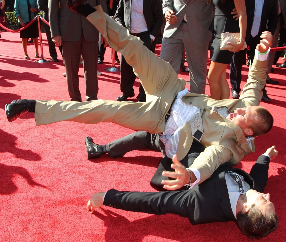 Rob Gronkowski;Gordie Gronkowski;<br>2012 ESPY Awards - Red Carpet Arrivals