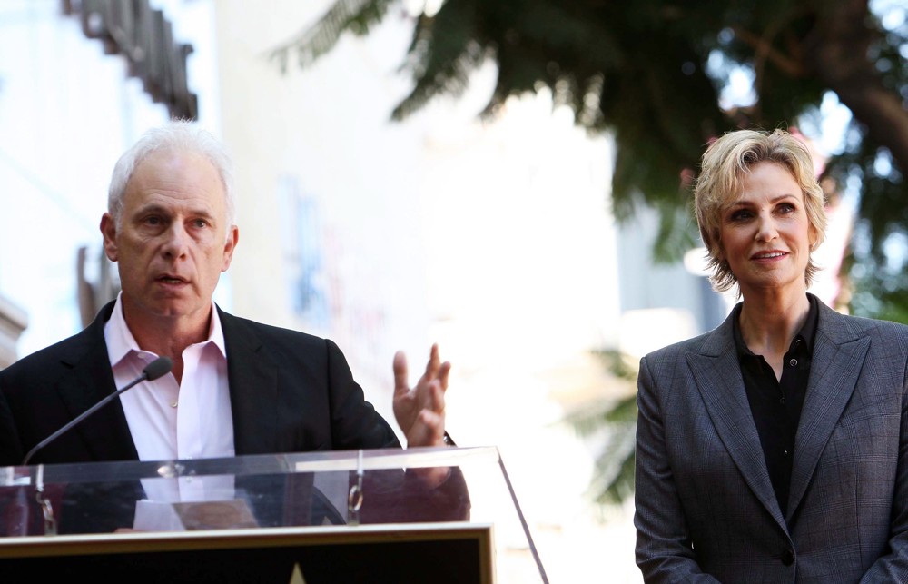 Christopher Guest;Jane Lynch;<br>Jane Lynch Honored on The Hollywood Walk of Fame