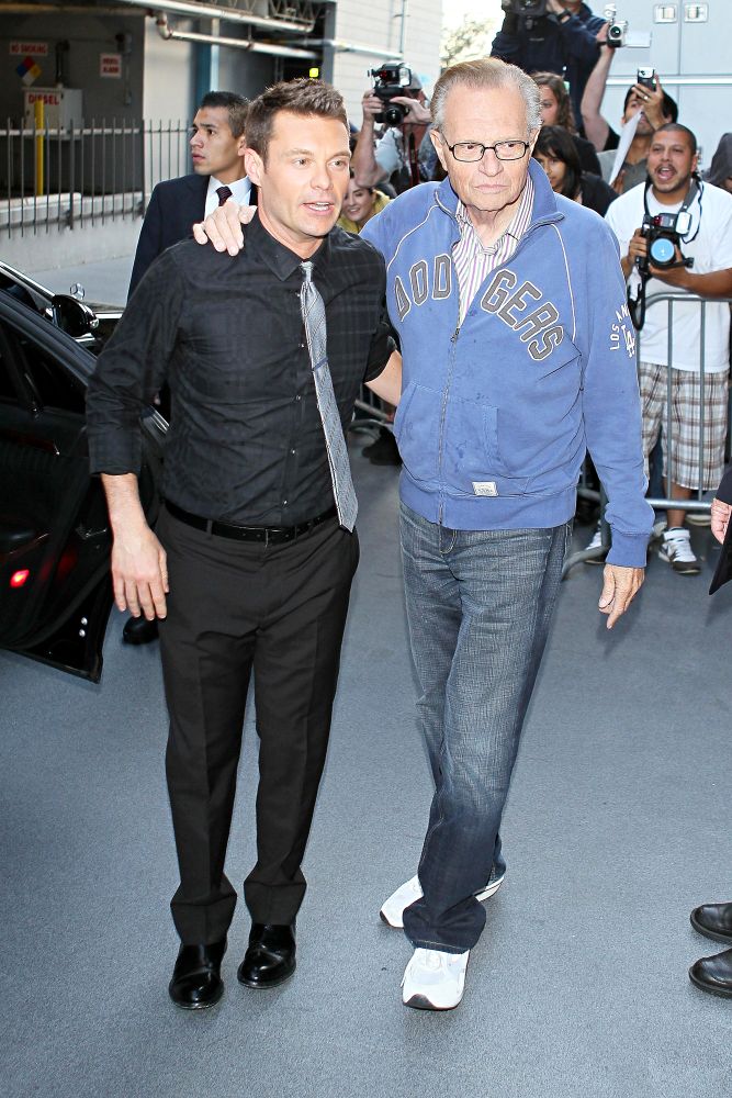 Ryan Seacrest;Larry King;<br>Celebrities Raise Money for 'Larry King Live: Disaster in the Gulf' Telethon