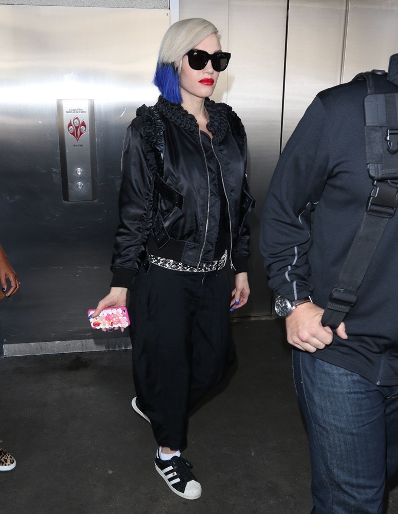 Gwen Stefani Arrives at Los Angeles International Airport