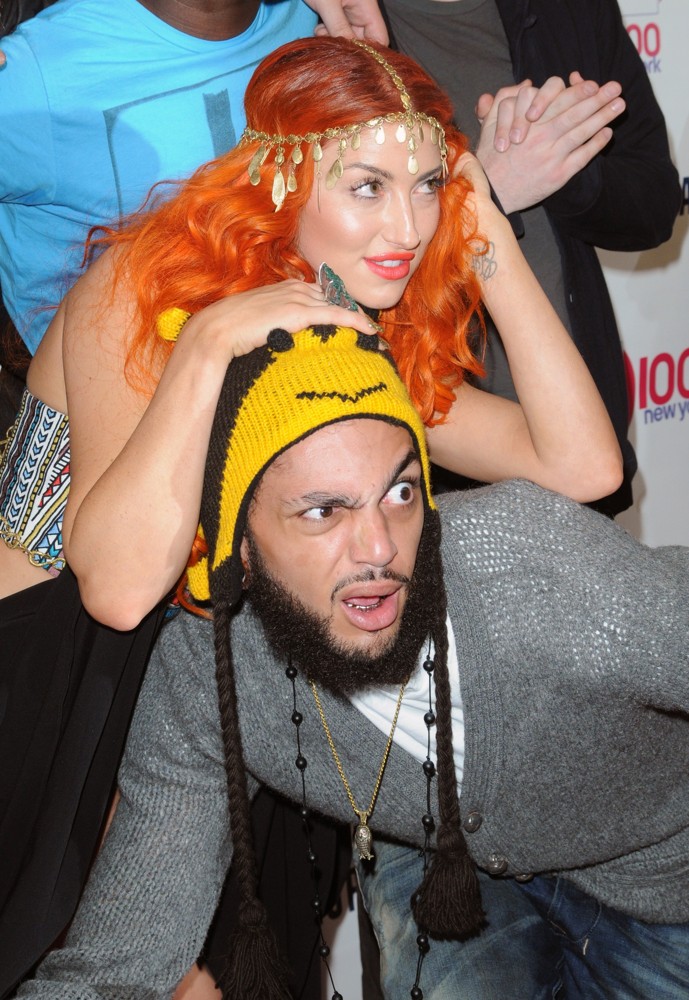 Travis McCoy;Gym Class Heroes;Neon Hitch;<br>Z100's 2011 Jingle Ball Presented by Aeropostale - Arrivals