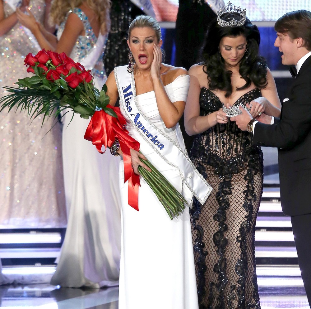 Mallory Hagan;Laura Kaeppeler;<br>2013 Miss America Final Competition
