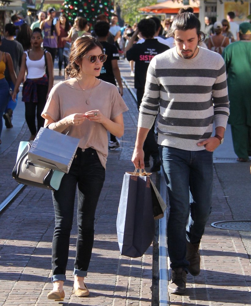 Lucy Hale and Anthony Kalabretta Shop at The Grove