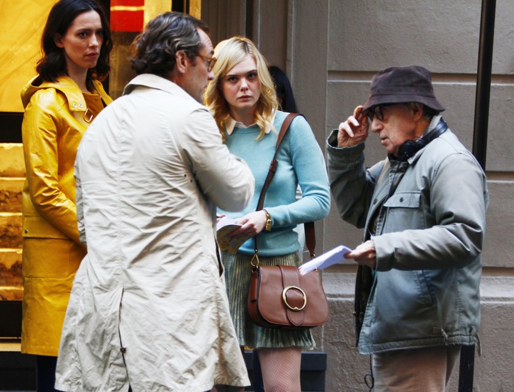 Filming of Woody Allen's New Untitled Movie
