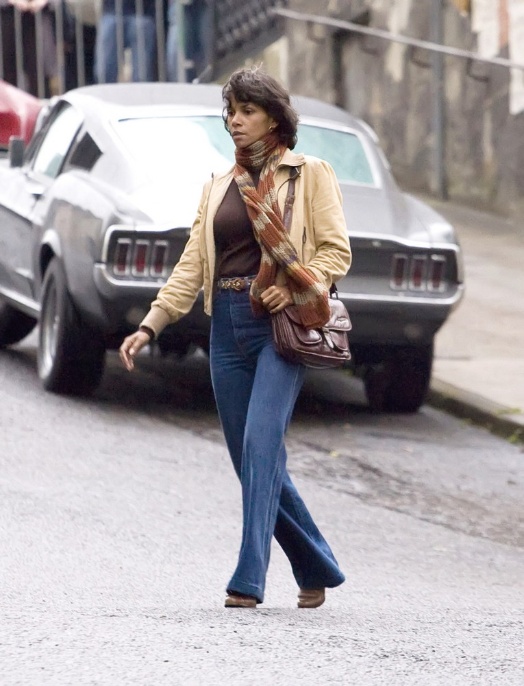 Halle Berry;<br>On The Film set of Cloud Atlas Shooting on Location in Glasgow