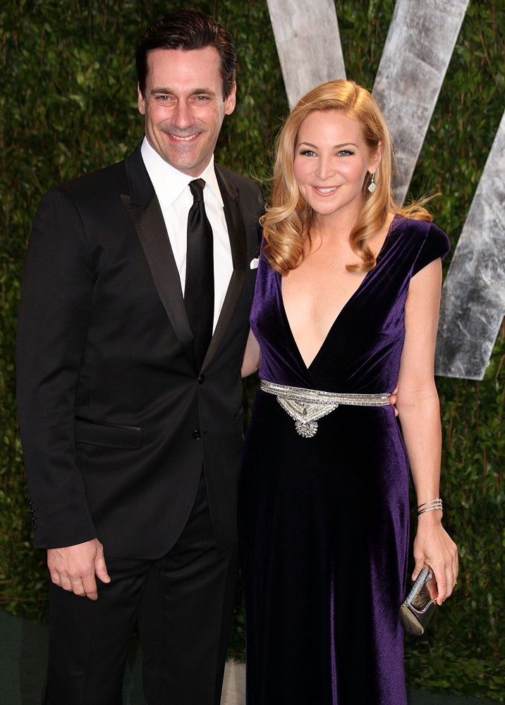 Jon Hamm;Jennifer Westfeldt;<br>2012 Vanity Fair Oscar Party - Arrivals