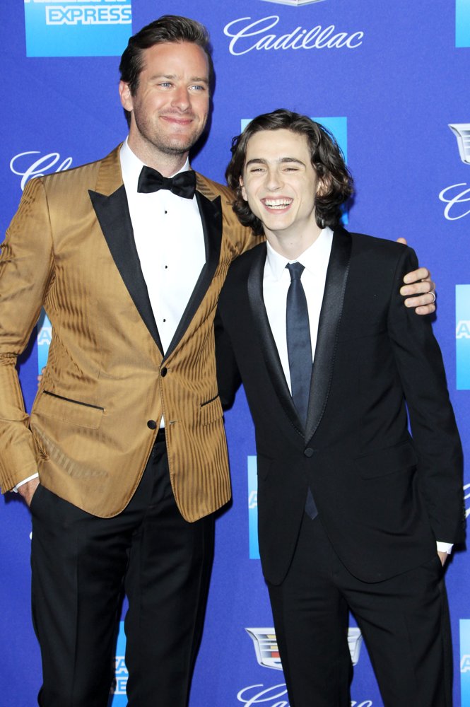 Armie Hammer;Timothee Chalamet;<br>29th Annual Palm Springs International Film Festival Film Awards Gala - Arrivals