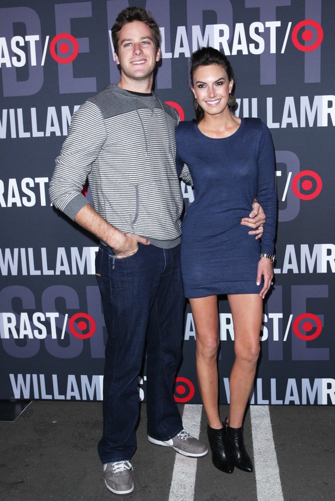 Armie Hammer;Elizabeth Chambers;<br>William Rast for Target Launch Party - Arrivals