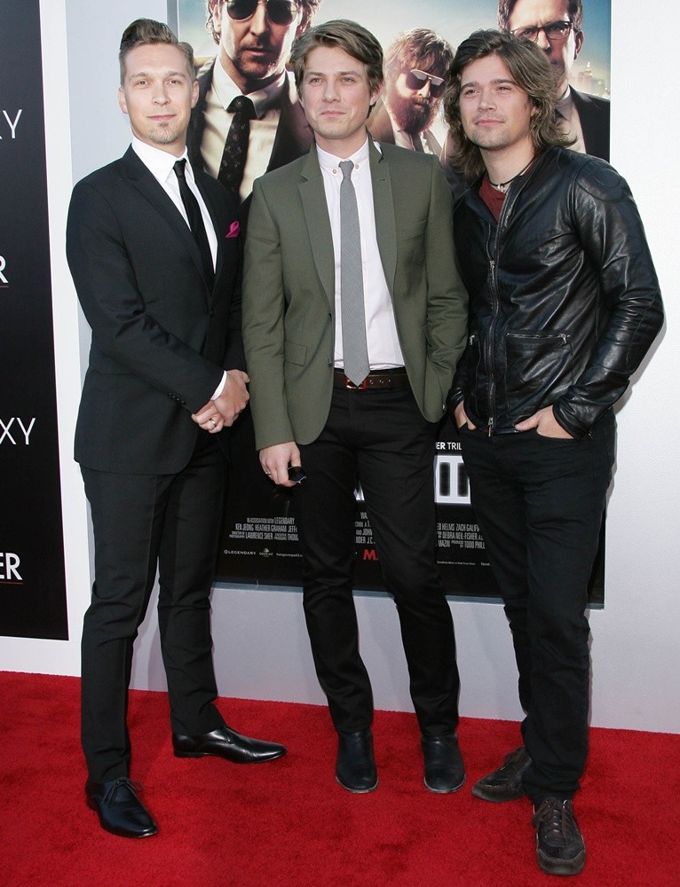 Issac Hanson;Taylor Hanson;Zac Hanson;Hanson;<br>Los Angeles Premiere of The Hangover Part III