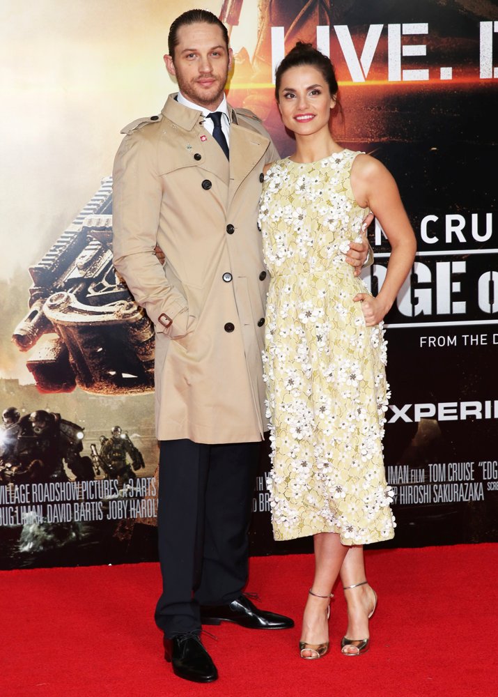 Tom Hardy;Charlotte Riley;<br>World Premiere of Edge of Tomorrow - Arrivals