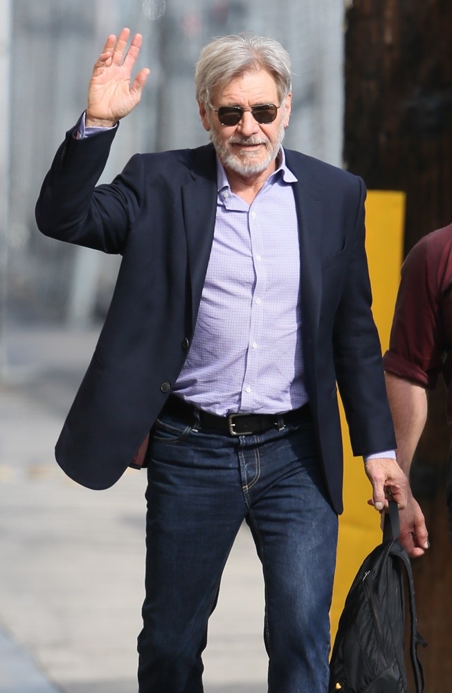 Harrison Ford Arriving for Jimmy Kimmel Live!