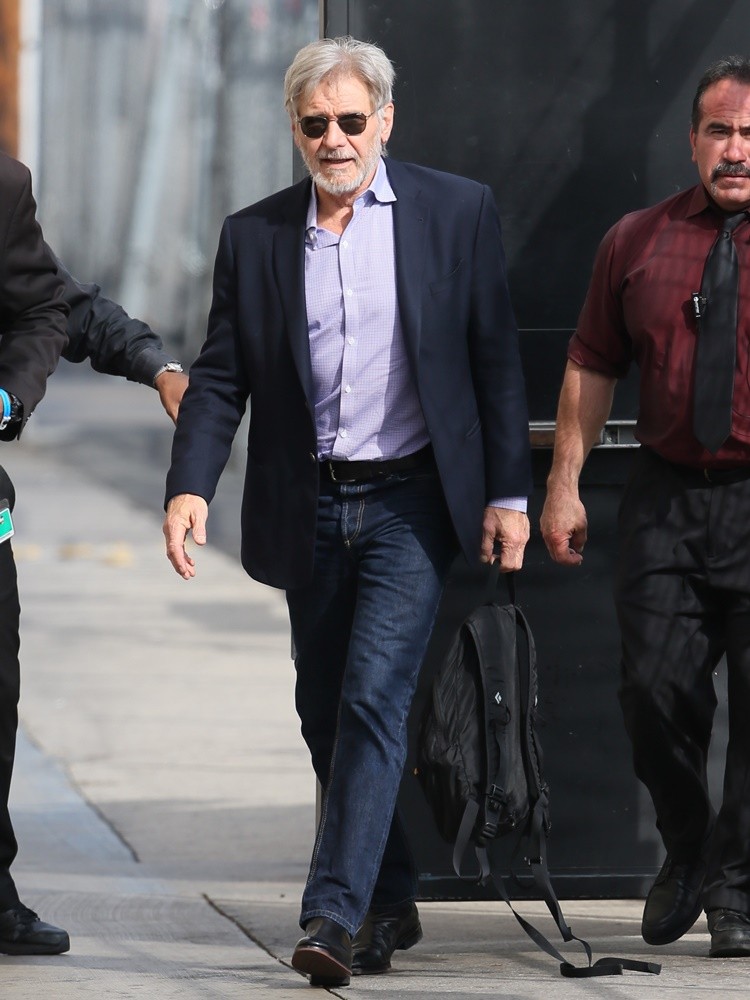 Harrison Ford Arriving for Jimmy Kimmel Live!