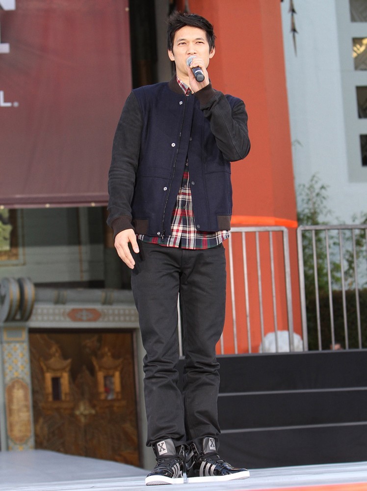 Harry Shum Jr.;<br>Michael Jackson's Family and Children Immortalized Their Late Father in Cement