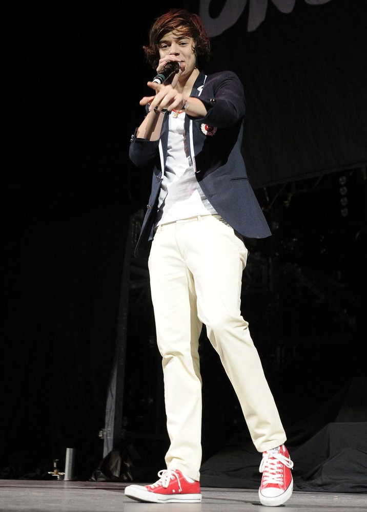 Harry Styles;One Direction;<br>One Direction Performs on Stage as Support for Big Time Rush