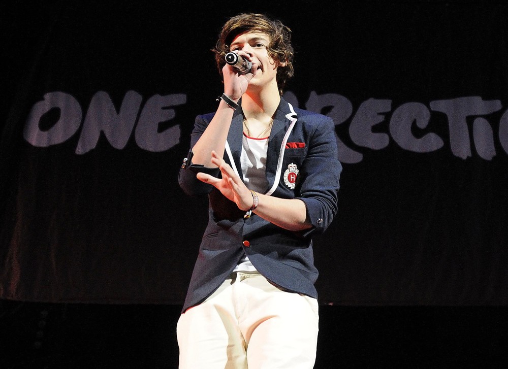 Harry Styles;One Direction;<br>One Direction Performs on Stage as Support for Big Time Rush