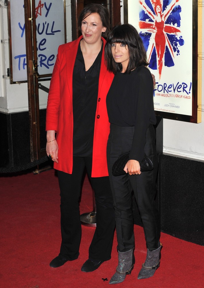 Miranda Hart;Claudia Winkleman;<br>VIVA Forever Spice Girls The Musical - Arrivals