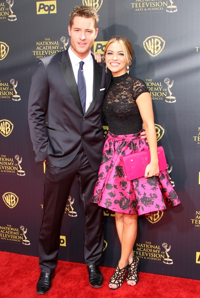 Justin Hartley;Chrishell Stause;<br>The 42nd Annual Daytime Emmy Awards - Red Carpet Arrivals